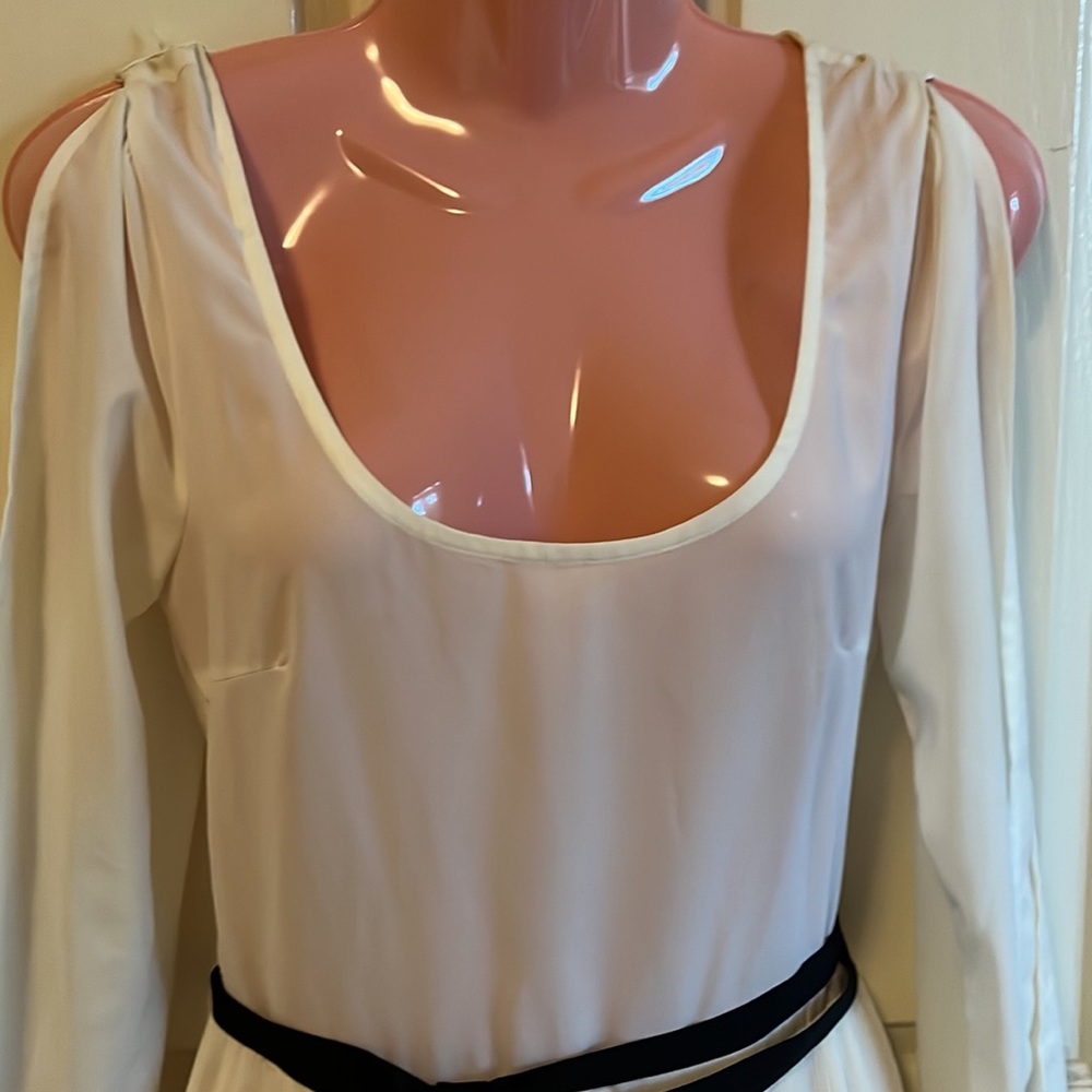 Sheer white dress. Brand new with tag - Picture 2 of 10